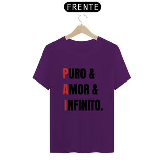 Nome do produto Camiseta PAI = Puro, Amor e Infinito. (BRANCA)
