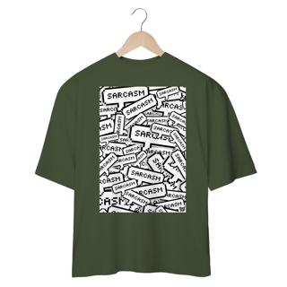 Nome do produto Camiseta Sarcasm Oversized