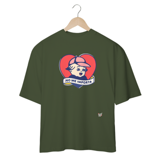 Nome do produto Camiseta OVERSIZED - No Me Importa