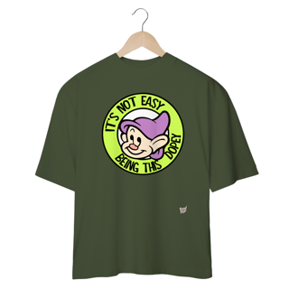 Nome do produto Camiseta OVERSIZED - Dunga ' Não é fácil ser tão idiota'