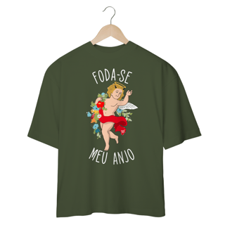Nome do produto Camiseta OVERSIZED - F*DA-SE MEU ANJO