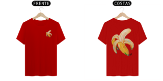 Nome do produto Camiseta Banana Frente e Costas BRANCA