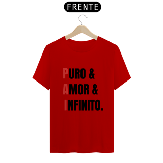 Nome do produto Camiseta PAI = Puro, Amor e Infinito. (BRANCA)
