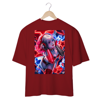 Nome do produto Camiseta Arlequina - Girl Power OVERSIZED