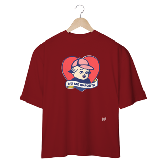 Nome do produto Camiseta OVERSIZED - No Me Importa