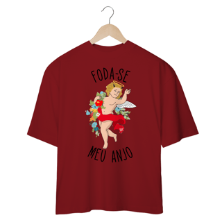 Nome do produto Camiseta OVERSIZED - F*DA-SE MEU ANJO
