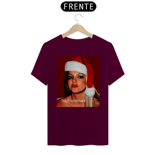 Nome do produto Camiseta Britney Spears hapi crismas