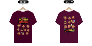 Nome do produto Camiseta Acorda, Berenice! Kah e Gabs