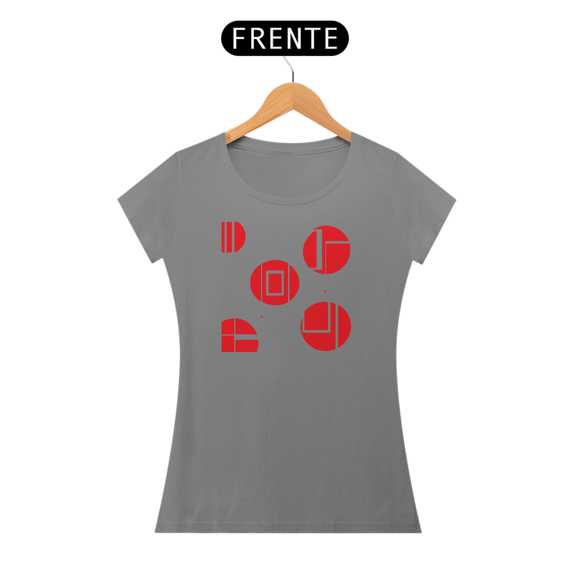 Camiseta Mandala Vermelha