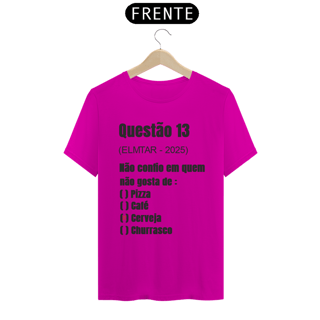Nome do produto camiseta QUESTÃO Cerveja