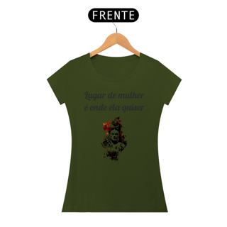 Nome do produto Camiseta Lugar de mulher