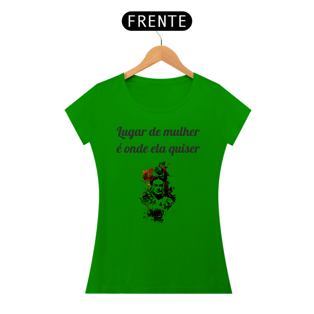 Nome do produto: Camiseta Lugar de mulher