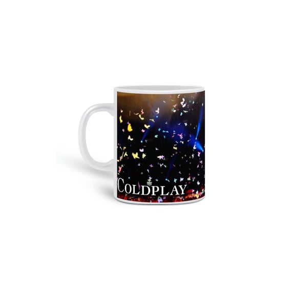 caneca coldplay