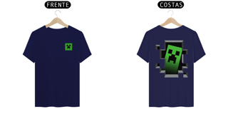 Nome do produto Camisa Classica Crepper Minecraft