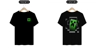 Nome do produto Camisa Classica Crepper Minecraft