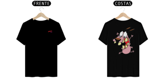 Nome do produto Camiseta Coragem o cão covarde