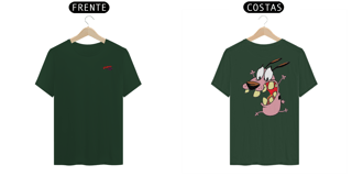 Nome do produto Camiseta Coragem o cão covarde