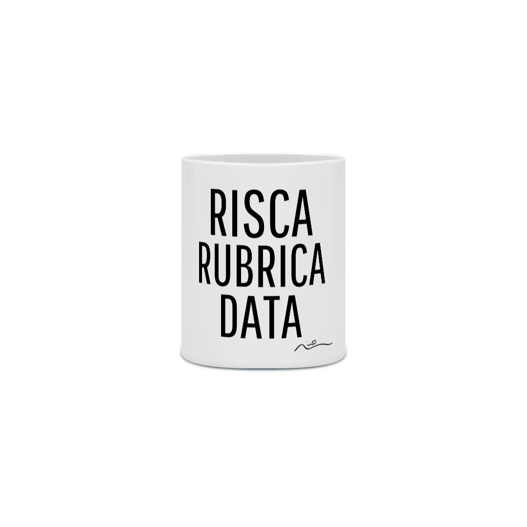 Nome do produto: Risca, Rubrica e Data