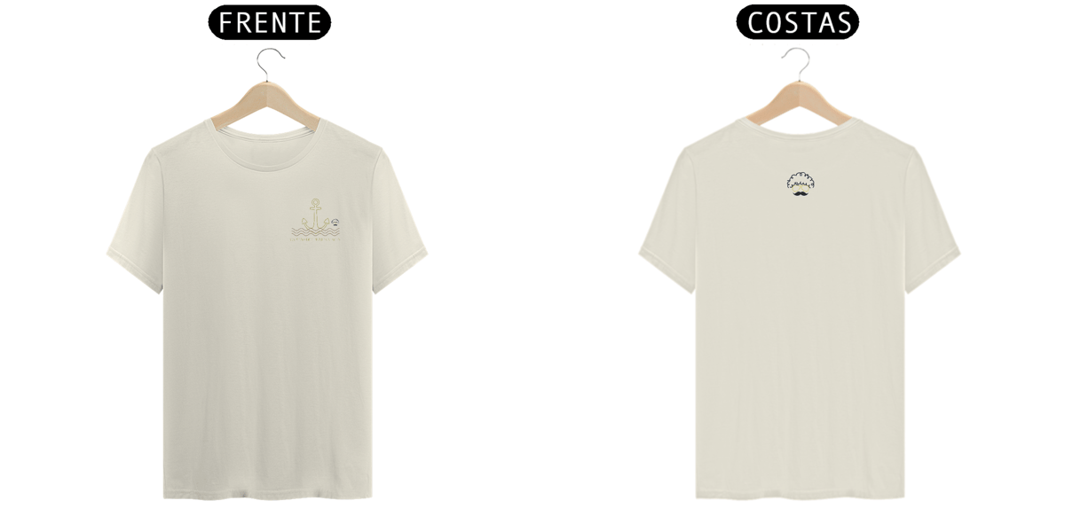 Nome do produto: Capitão de primeira viagem - Camiseta Pima