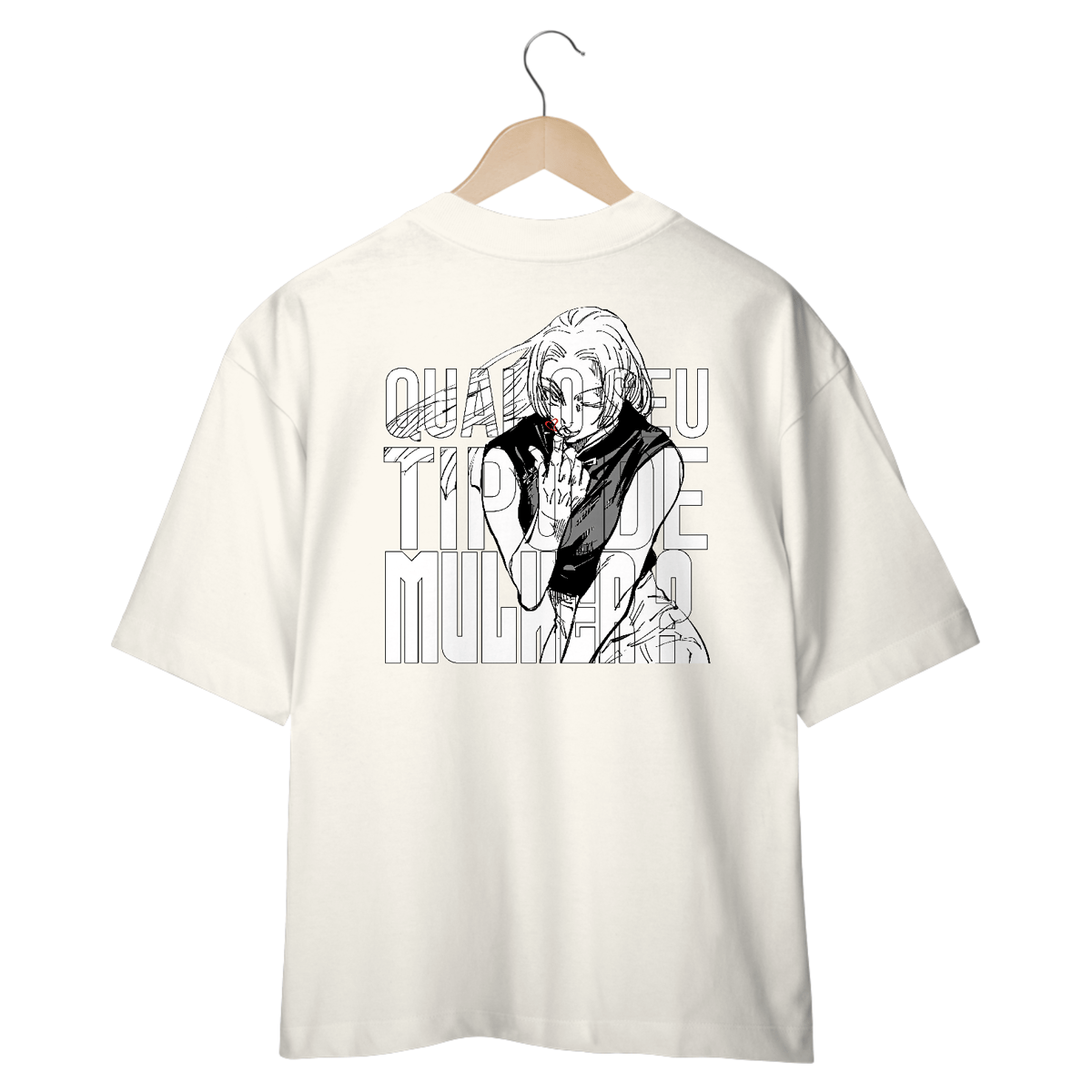 Nome do produto: Oversized - Yuki Tsukumo Qual o seu tipo de mulher? (Costas)