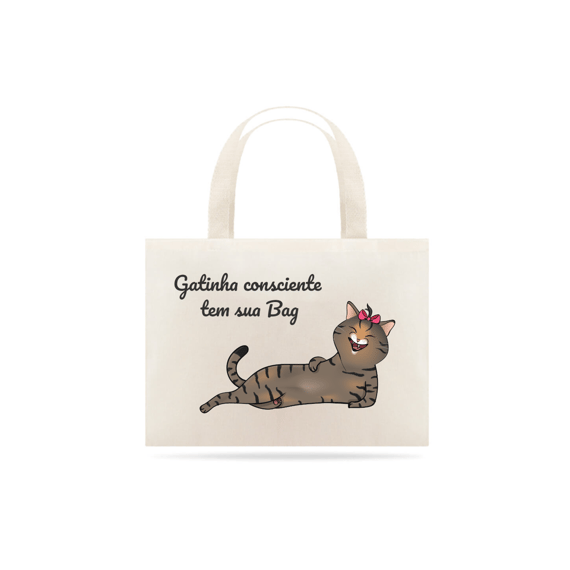 Eco bag - Gatinha consciente