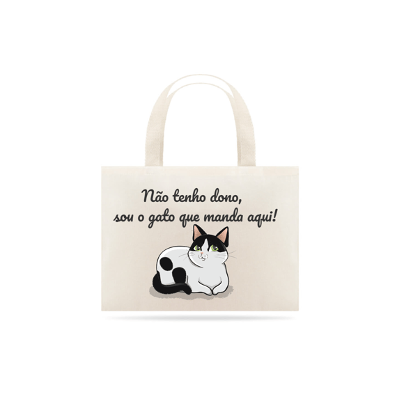 Eco bag - gato que manda