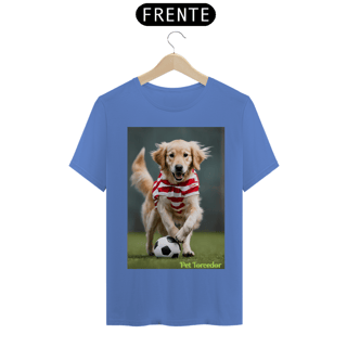 Nome do produto Camisa Malha Estonada Golden Retriever Alvirrubro