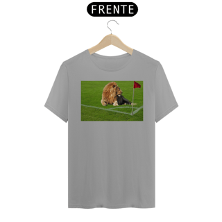 Nome do produto Camisa Malha Quality - Leão da Ilha em Pintura a Óleo