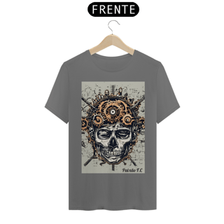 Camisa Malha Estonada Skull Machine Head