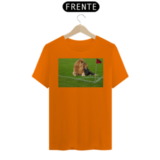Nome do produto Camisa Malha Quality - Leão da Ilha em Pintura a Óleo