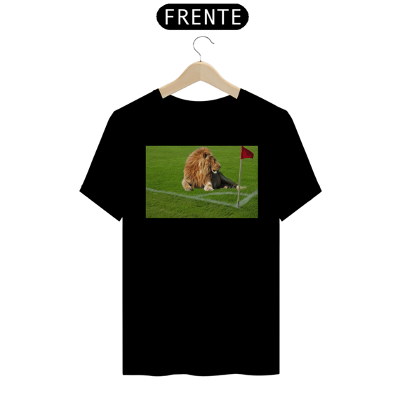 Camisa Malha Quality - Leão da Ilha em Pintura a Óleo