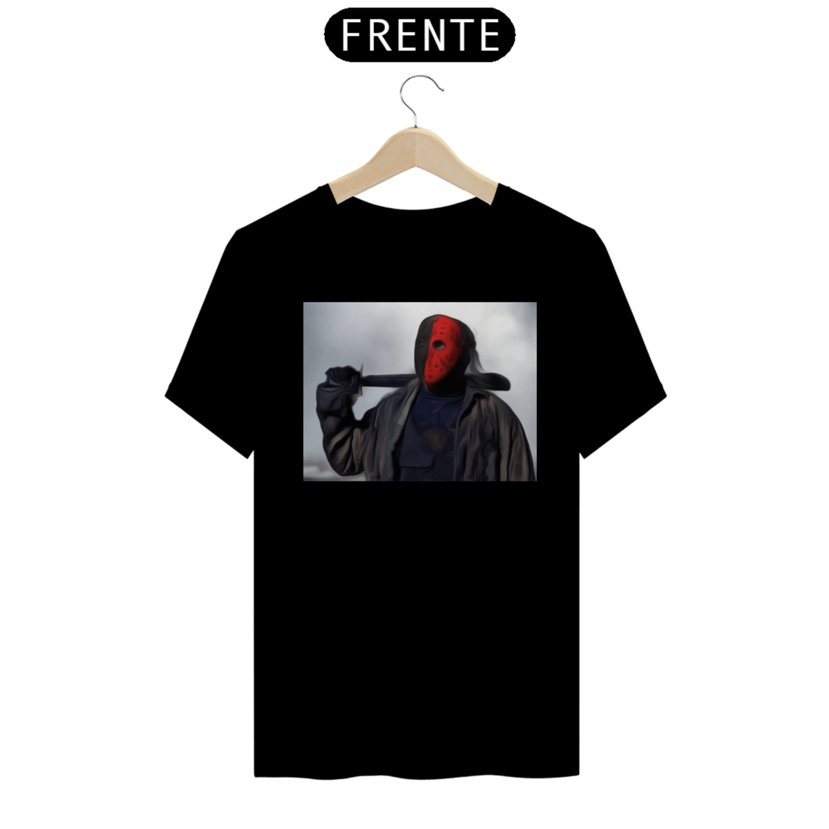 Nome do produto: Camisa Malha Quality - Jason Mod 3 em Pintura a Óleo