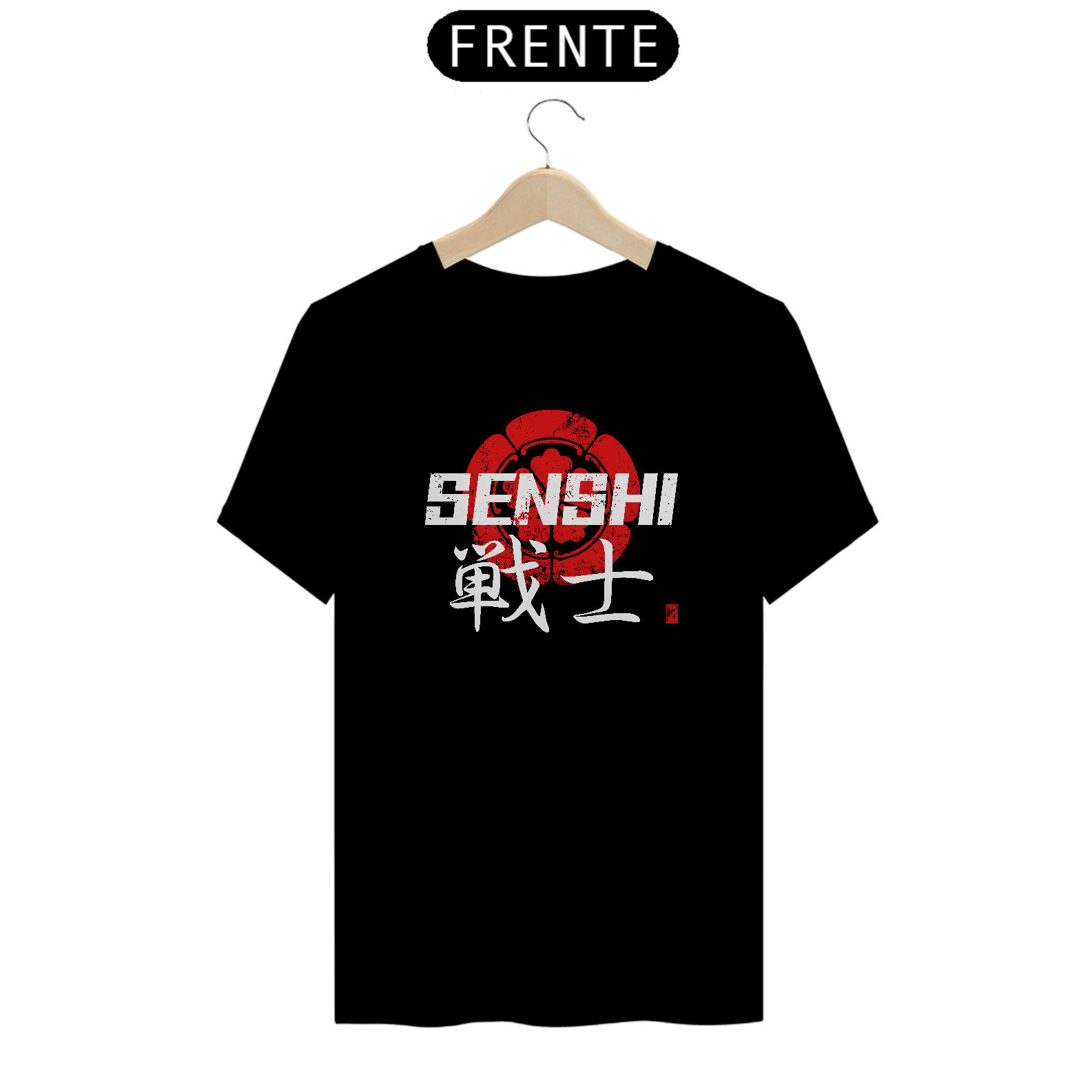 Nome do produto: CAMISETA SENSHI - (QUALITY) COM ESTAMPA FRONTAL
