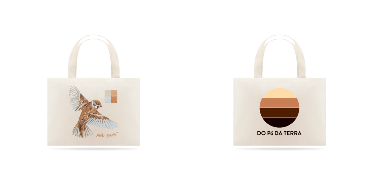 Nome do produto: Pardal Voando [Eco Bag]