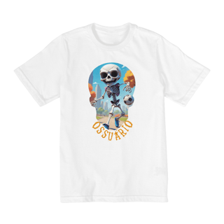 Nome do produto  Camiseta Infantil Manga Curta Caveira Criança 6