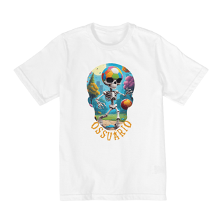Nome do produto Camiseta Infantil Manga Curta Caveira Criança 7