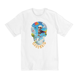 Nome do produto Camiseta Infantil Manga Curta Caveira Criança 10