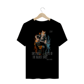 Nome do produto Plus Size T-Shirt Tiger Guns N