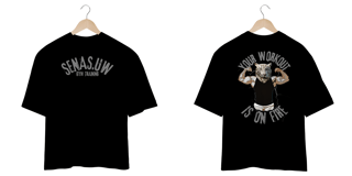 Nome do produto Oversized Tiger On Fire