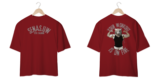 Nome do produto Oversized Tiger On Fire