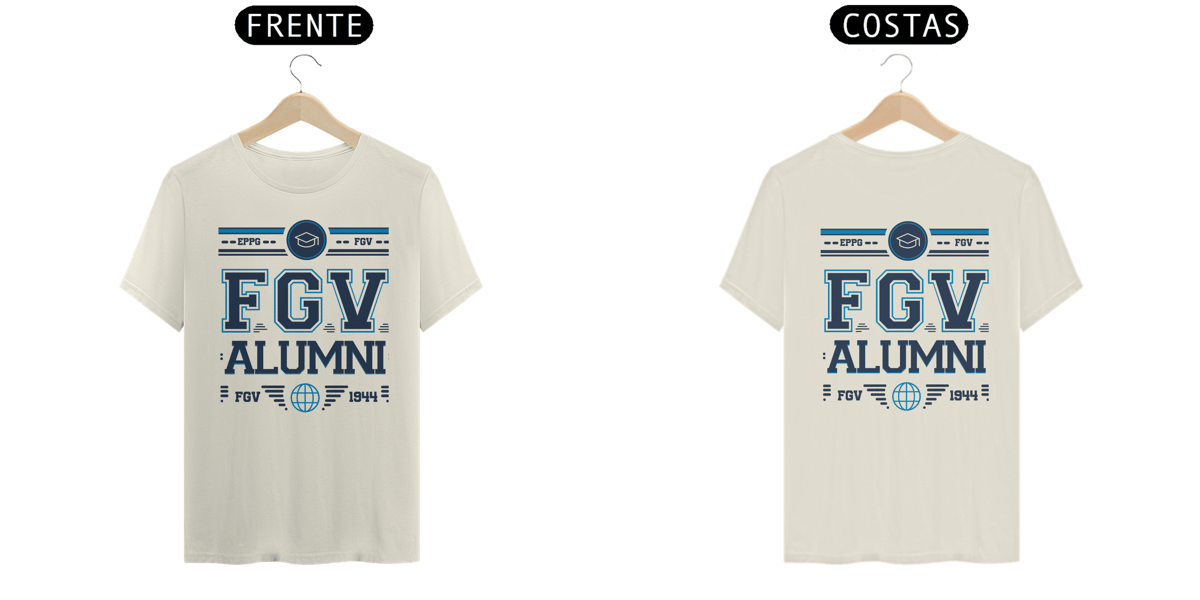 Nome do produto: Camiseta algodão Prima (Peruano) - 2 lados