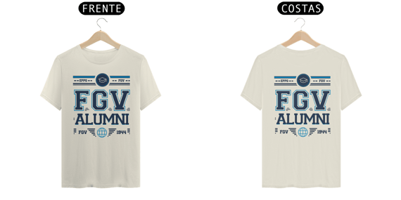 Camiseta algodão Prima (Peruano) - 2 lados