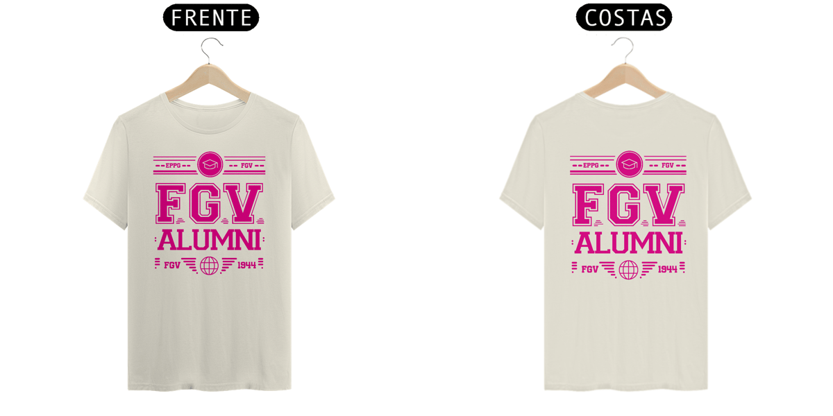 Nome do produto: Camiseta algodão Prima (Peruano) - 2 lados