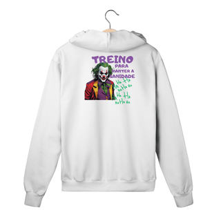 Nome do produto Moletom  Prime Com  Ziper Treino Para Manter a Sanidade .