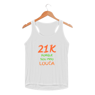 Nome do produto Regata Fem Sportv Dry Uv - 21 k porque sou meio louca.