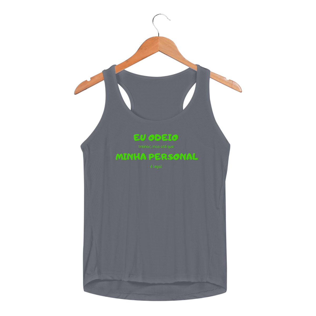 Nome do produto: Regata Fem Sportv Dry Uv - Odeio minha Personal