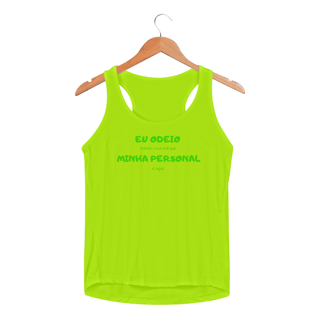 Nome do produto Regata Fem Sportv Dry Uv - Odeio minha Personal