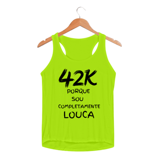 Nome do produto Regata Fem Sportv Dry Uv - 42K Porque Sou Completamente Louca.