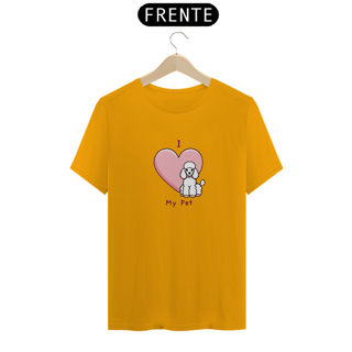 Nome do produto T-Shirt I Love My Pet (Poodle)