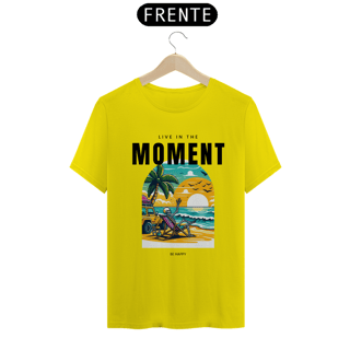 Nome do produto T-Shirt Live In The Moment, be Happy
